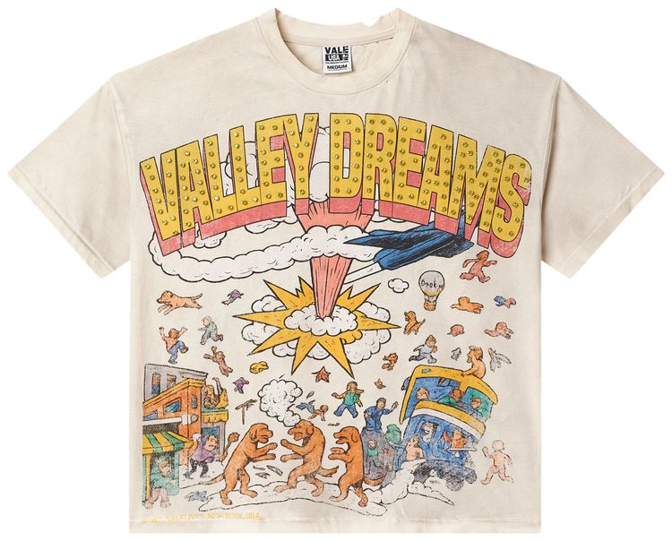 Vale Forever Chaos Bling Tee Tan