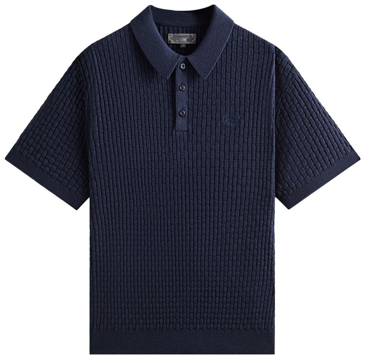 Kith Basketweave Tilden Polo Nocturnal