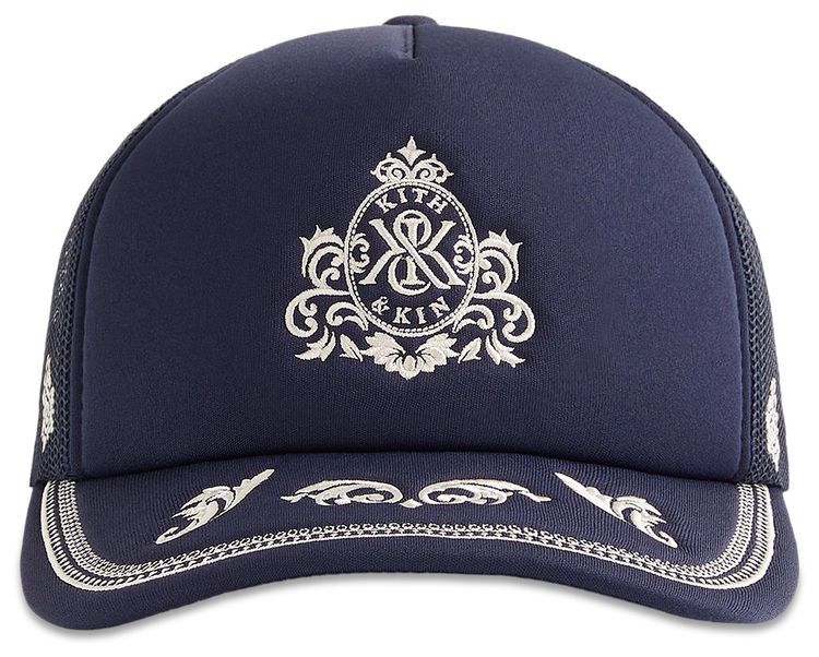 Kith Embroidered Nolan Trucker Hat Nocturnal