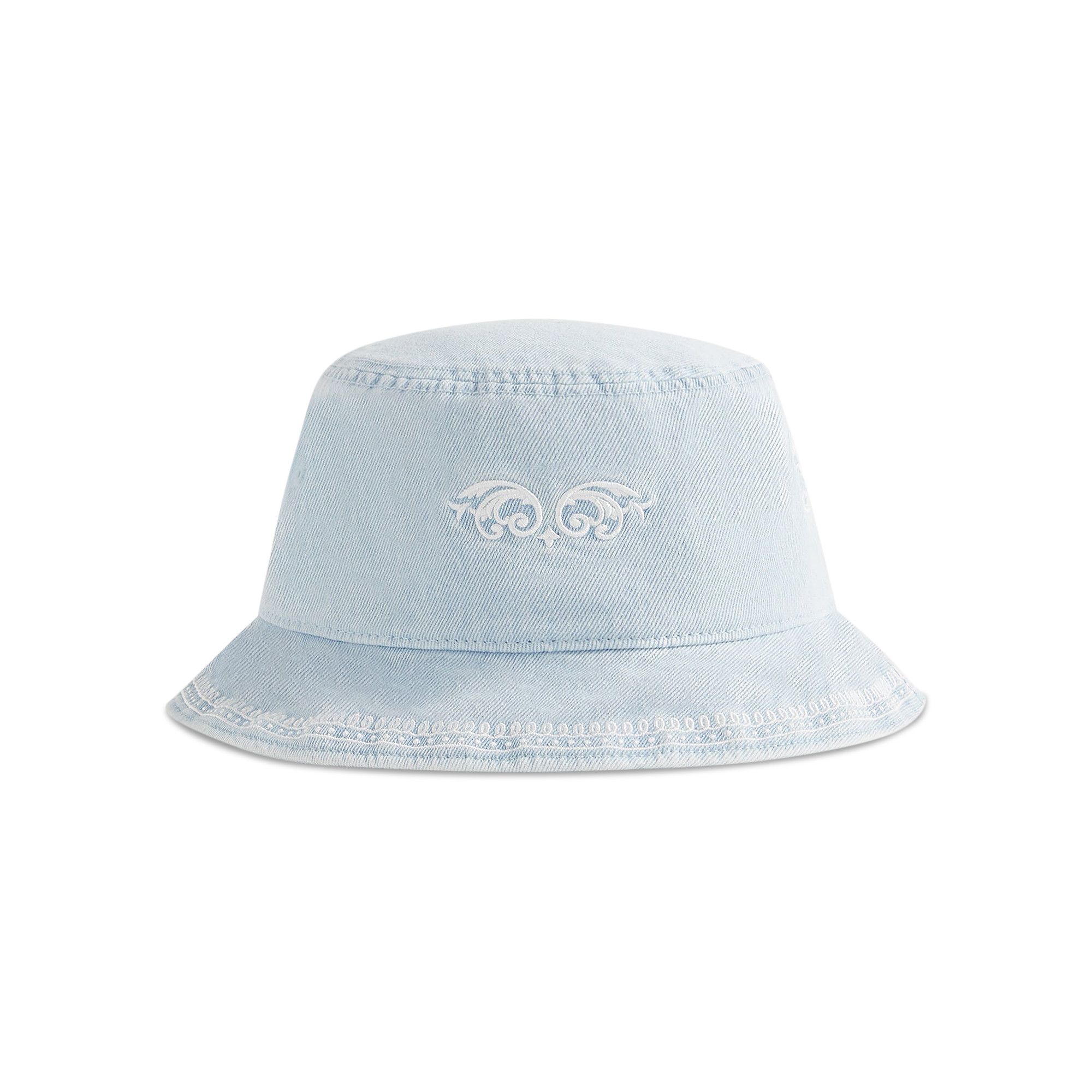 【新品】Kith Dawson Bucket Hat アイボリー　2025ss Buy Kith Denim Twill Dawson Bucket Hat 'Light Indigo' - KHM051062