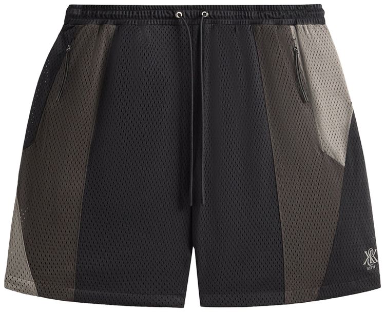 Kith Harden Panelled Mesh Short Black