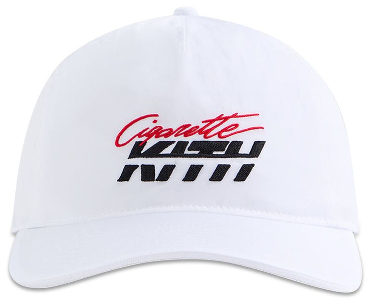Kith For Cigarette Wrinkle Nylon Bay Speed Low Pinch Crown Snapback White