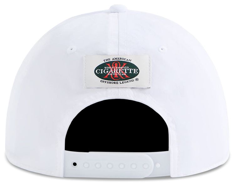 Kith For Cigarette Wrinkle Nylon Bay Speed Low Pinch Crown Snapback White