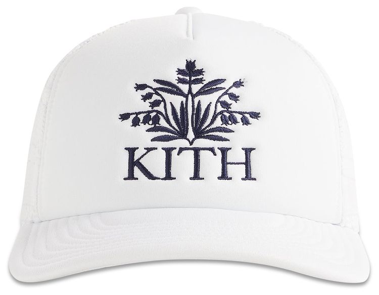 Kith Lace Poly Foam Nolan Trucker Hat White