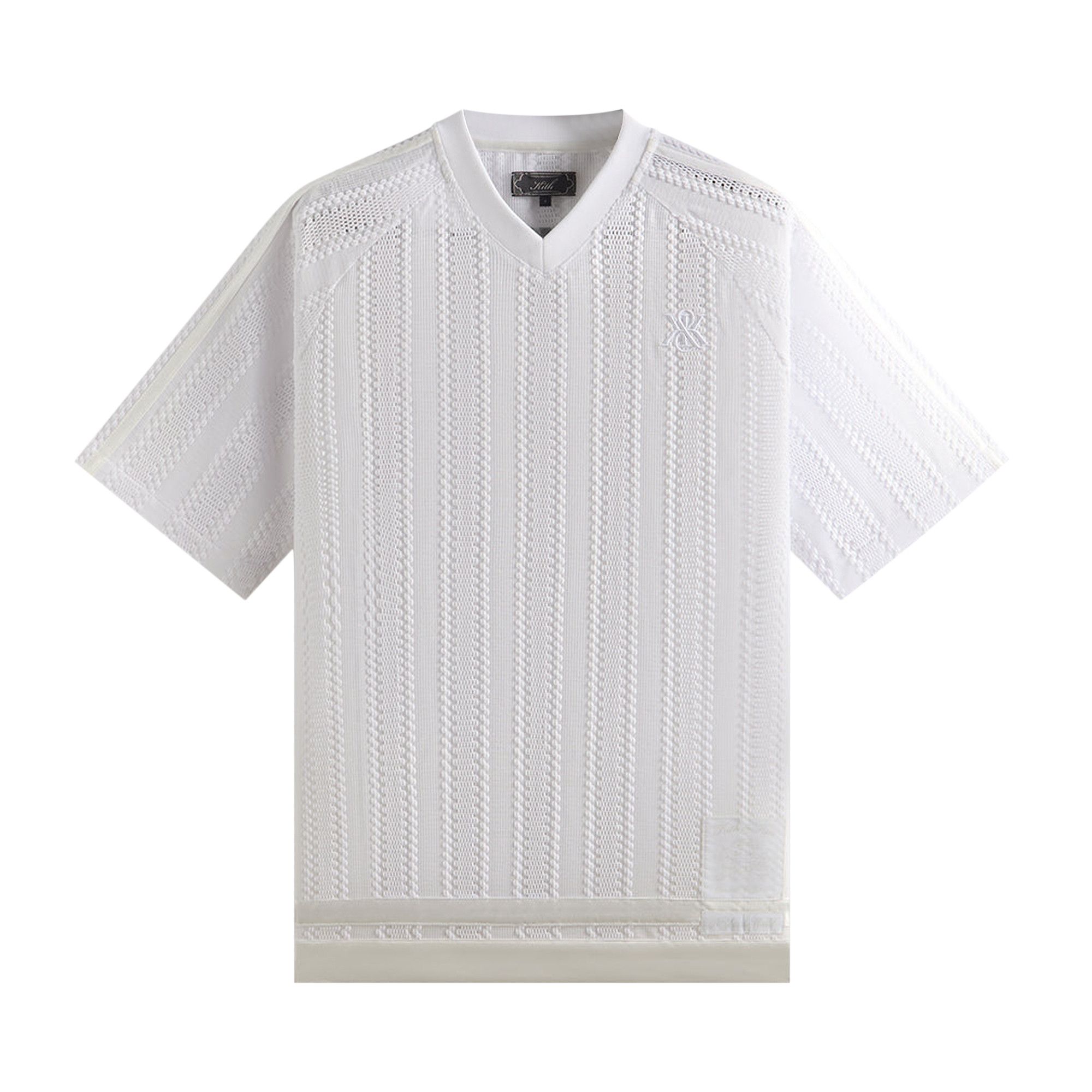 【新品】KITH LEON SS LACE COMBO Buy Kith Leon Short Sleeve Lace Combo Jersey 'White' - KHM033482