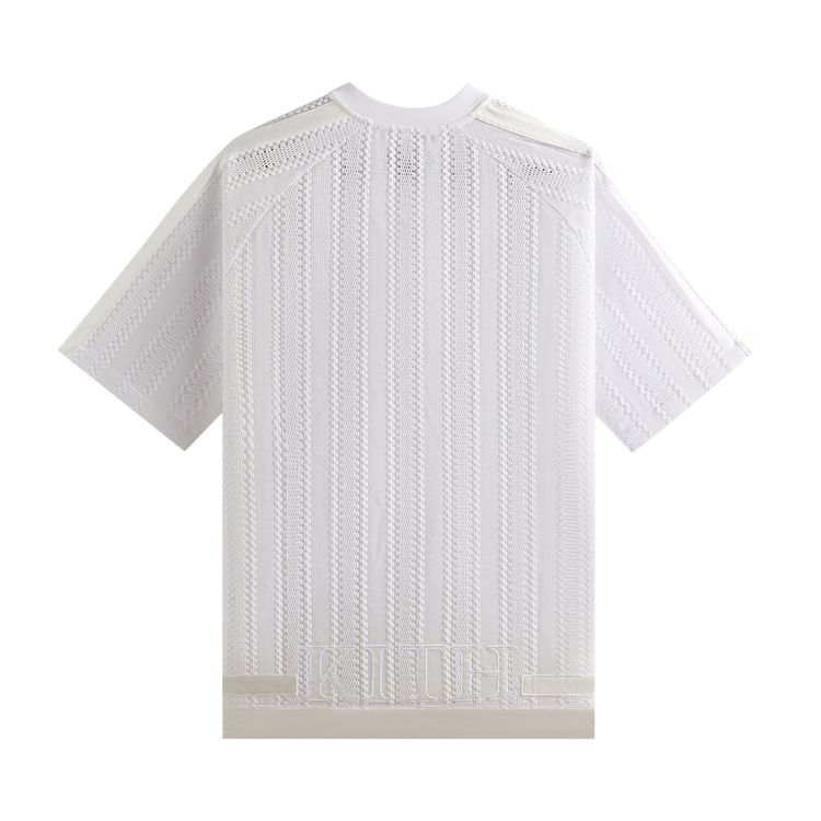 Kith Leon Short Sleeve Lace Combo Jersey White