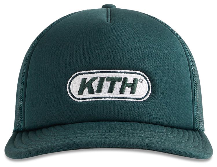 Kith Poly Foam Fast Logo Patch Nolan Trucker Hat Stadium