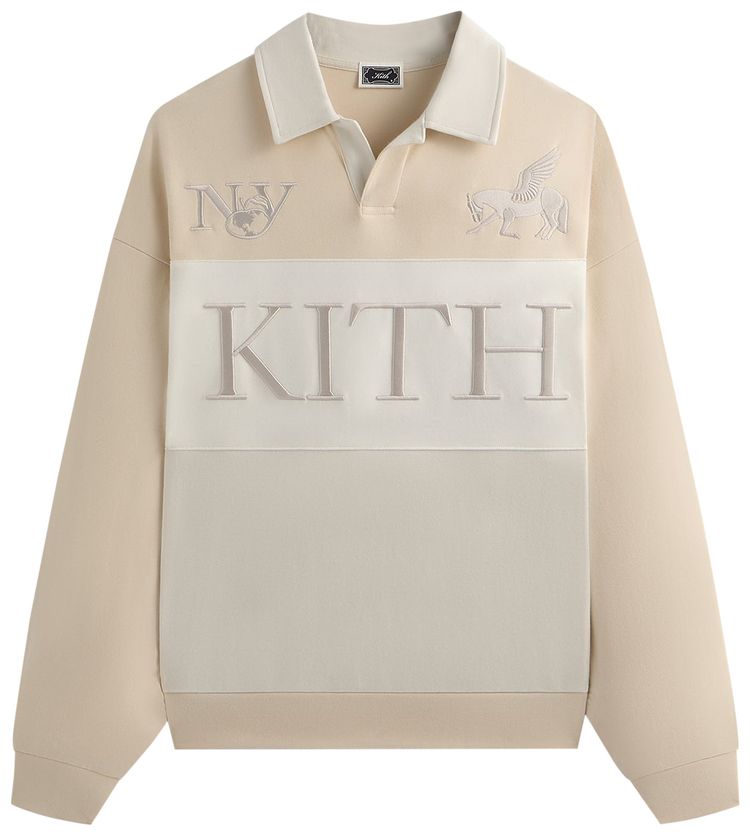 Kith Rugby Nelson Collared Pullover Veil