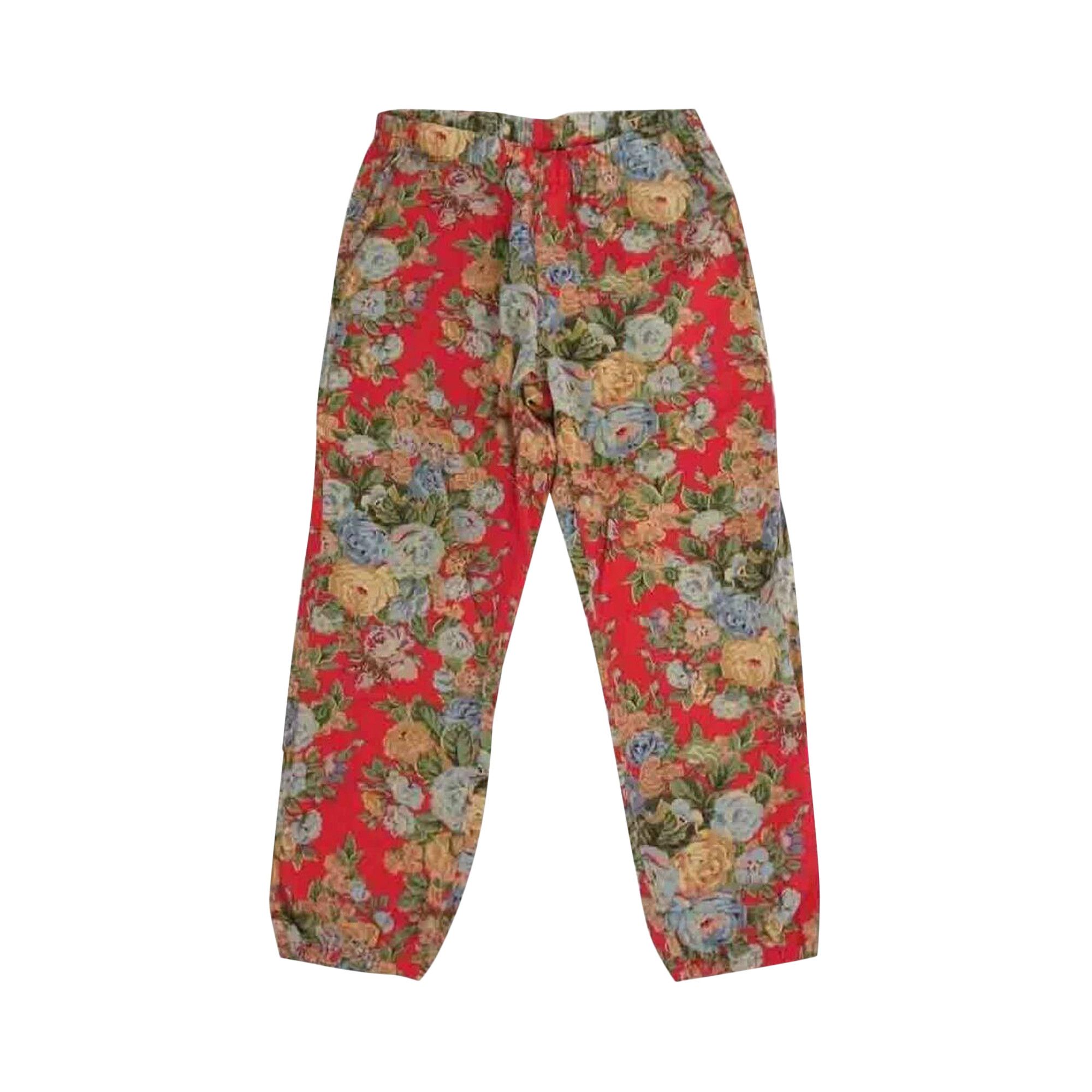 Buy Supreme Floral Pants 'Red' - 00052 1FW1405SFPR RED | GOAT