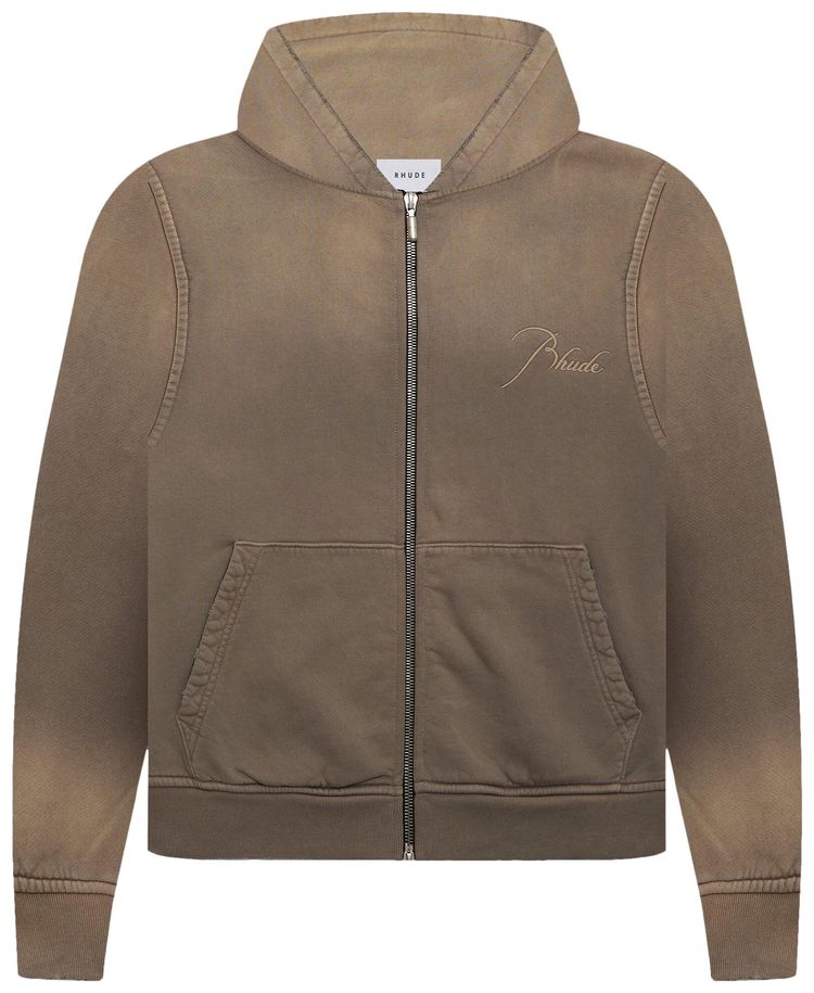 Rhude Zip Up Hoodie Elephant