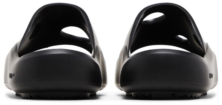 Off White Meteor Rubber Sliders Black
