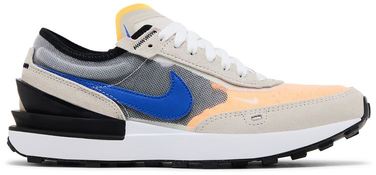 Nike Waffle One GS Light Bone Blue Orange