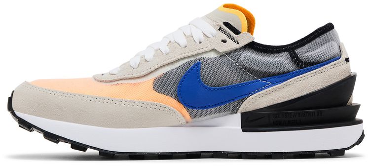 Nike Waffle One GS Light Bone Blue Orange