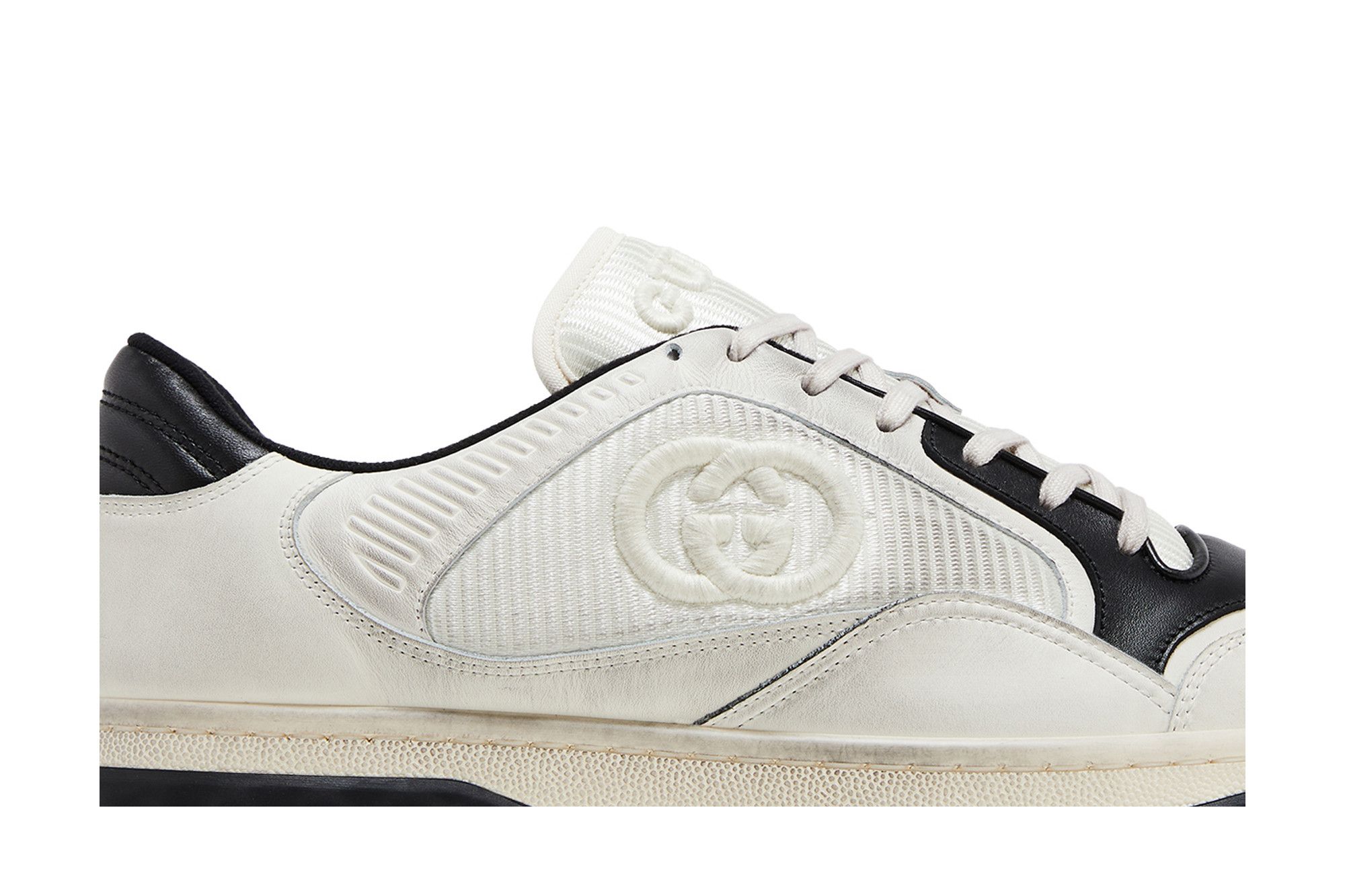 Buy Gucci MAC80 Sneaker 'Off White Black' - 741656 AAB79 9151 | GOAT