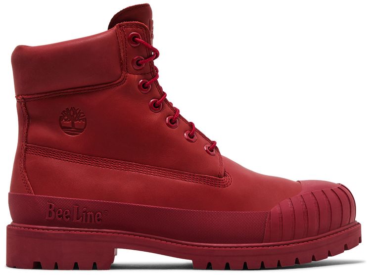 Timberland Bee Line x 6 Inch Rubber Toe Waterproof Boot Medium Red