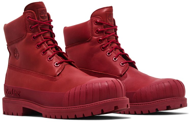 Timberland Bee Line x 6 Inch Rubber Toe Waterproof Boot Medium Red