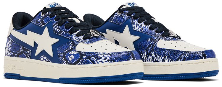 BAPE Tape Sta Blue Snakeskin SSENSE Exclusive