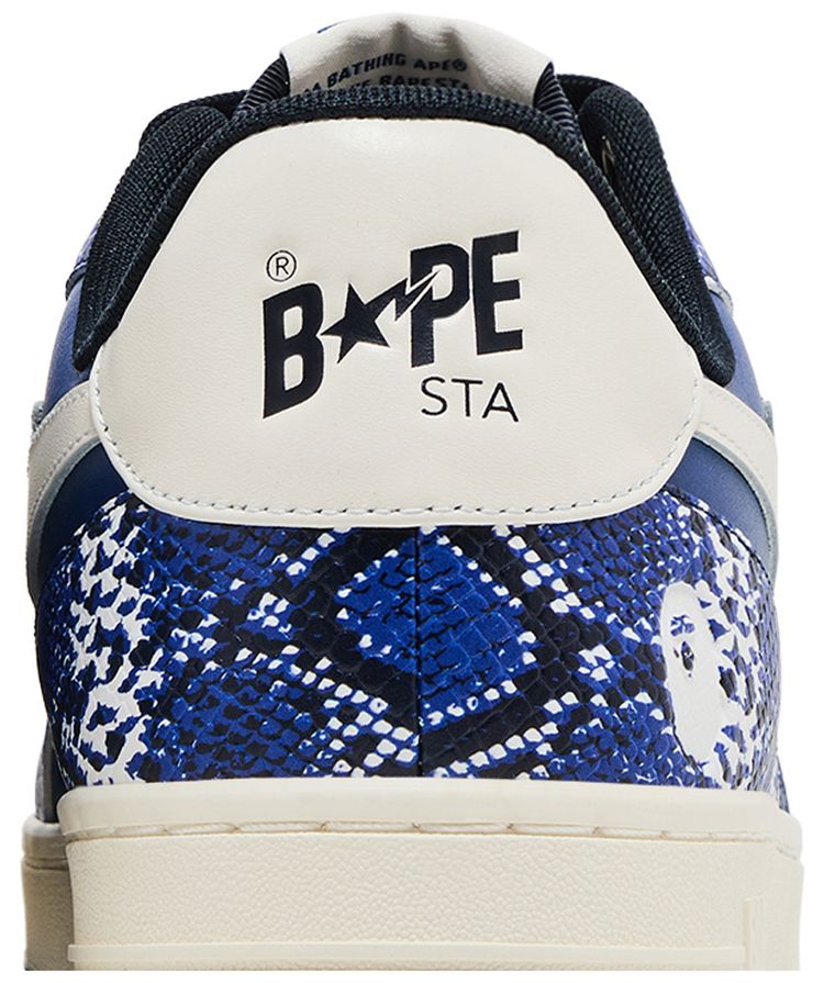 BAPE Tape Sta Blue Snakeskin SSENSE Exclusive
