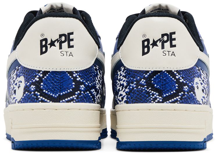 BAPE Tape Sta Blue Snakeskin SSENSE Exclusive