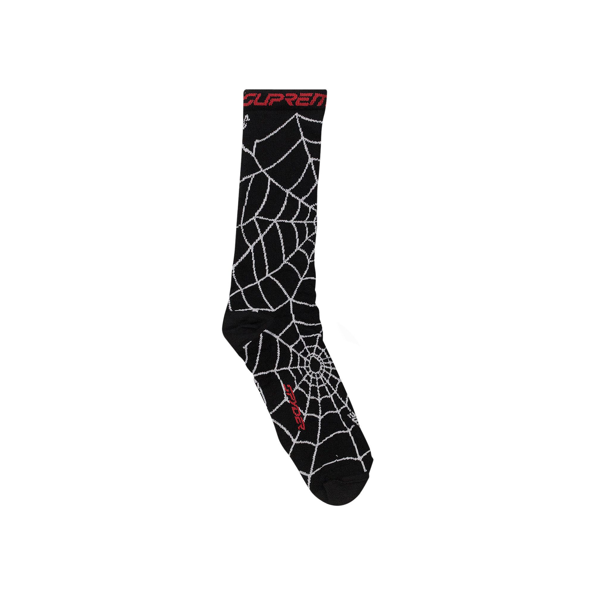 Buy Supreme x Spyder Crew Socks (1 Pack) 'Black' - FW24A118 BLACK