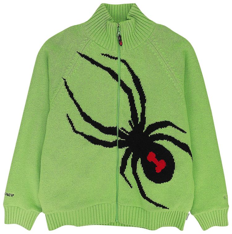 Supreme x Spyder WINDSTOPPER Zip Up Sweater Green