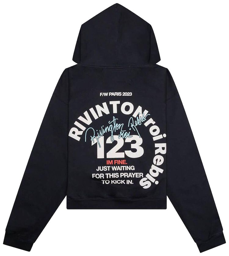 RIVINGTON roi Rebis Cva Paris FW Hoodie Black