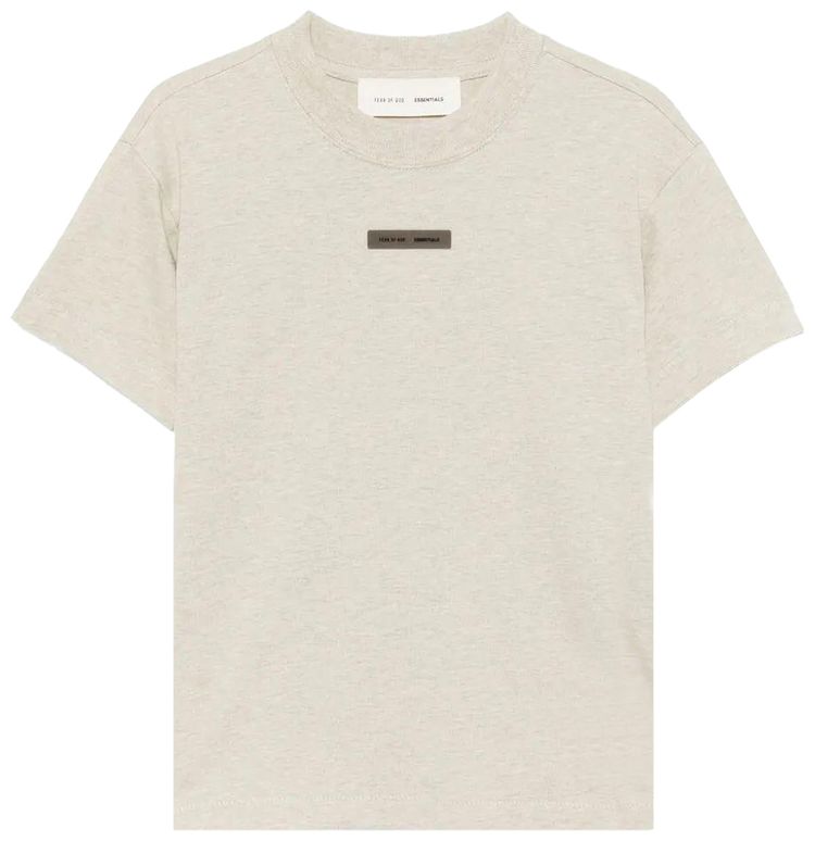 Fear of God Essentials Kids T Shirt Heather Stone