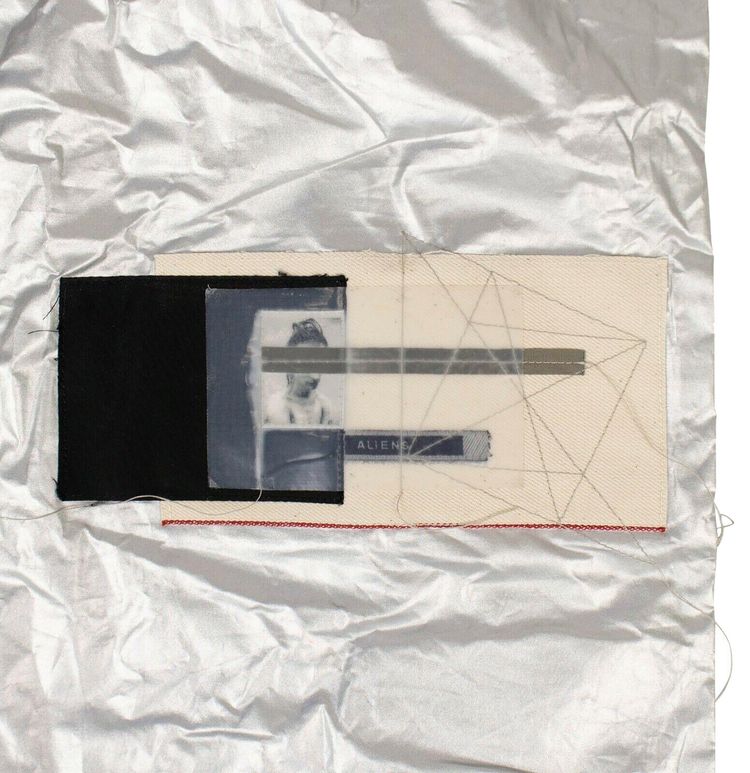 Rick Owens Photographic Patch Tote Bag Silver