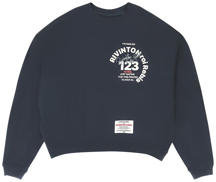 RIVINGTON roi Rebis CVA Paris Crewneck Black