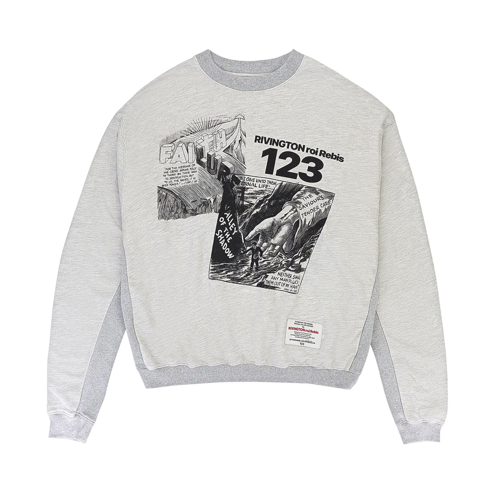 Buy RIVINGTON roi Rebis x Fear of God Crewneck 'Grey' - 11319