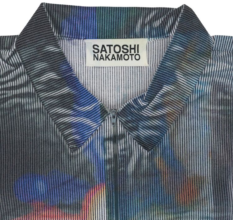 Satoshi Nakamoto Tech Oversized Workshirt Multicolor