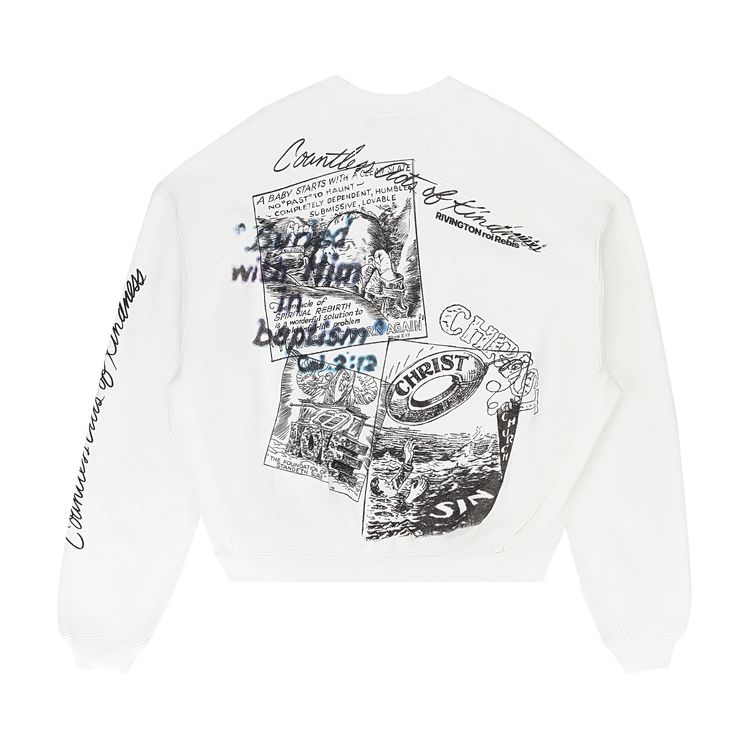 RIVINGTON roi Rebis Countless Acts Crewneck White