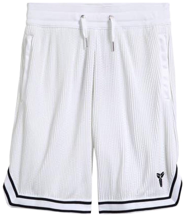 Nike Kobe Pleated Basketball Shorts WhiteBlack