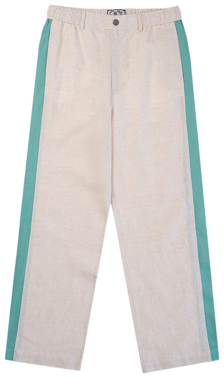 Eric Emanuel Linen Pants IvoryBlue