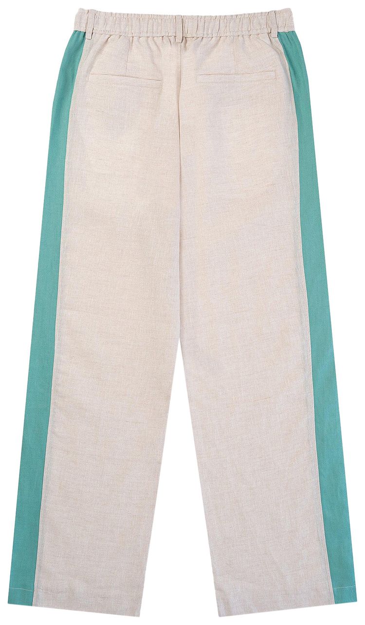 Eric Emanuel Linen Pants IvoryBlue