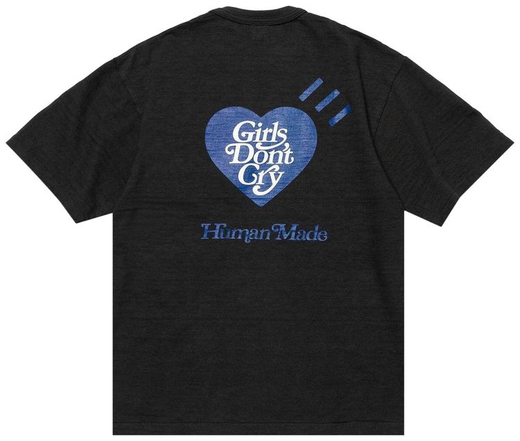 Human Made x Girls Dont Cry White Day T Shirt BlackBlue