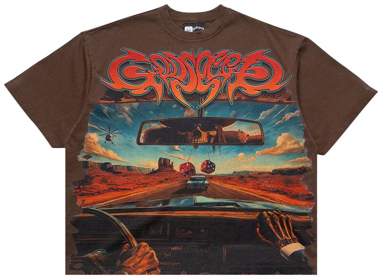 Godspeed On The Run T Shirt Mocha