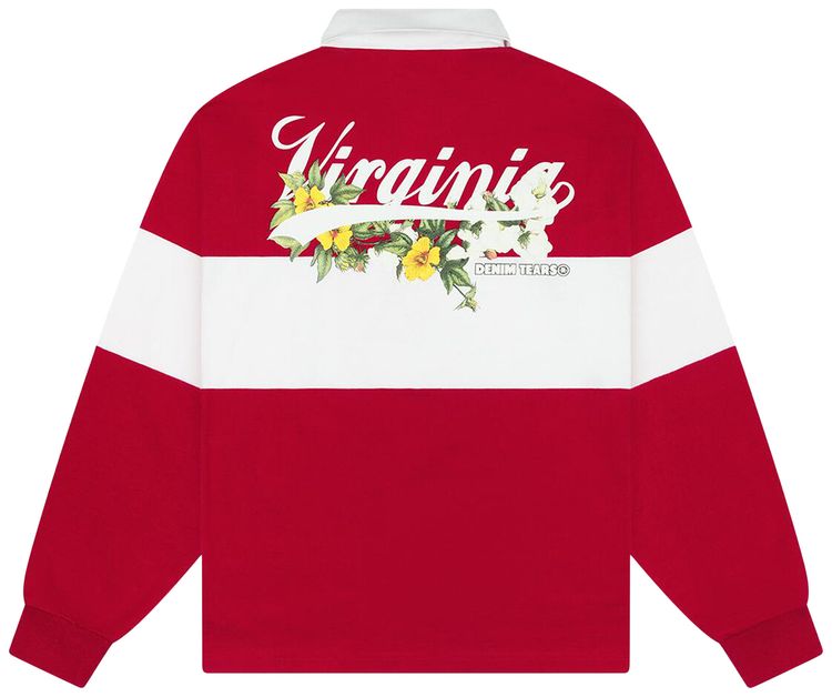 Denim Tears x Clipse Let God Sort Em Out Rugby Red