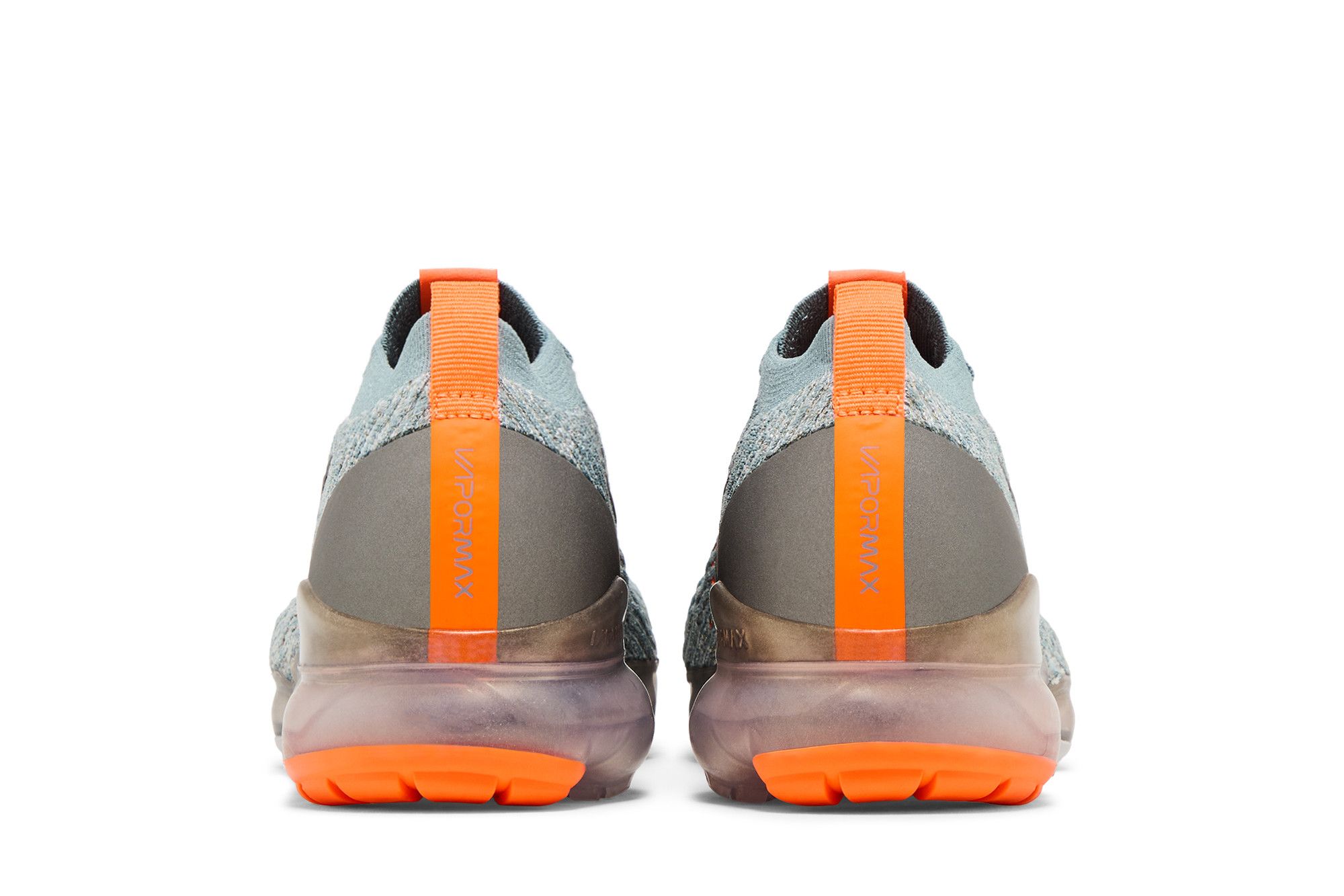grey and orange vapormax flyknit