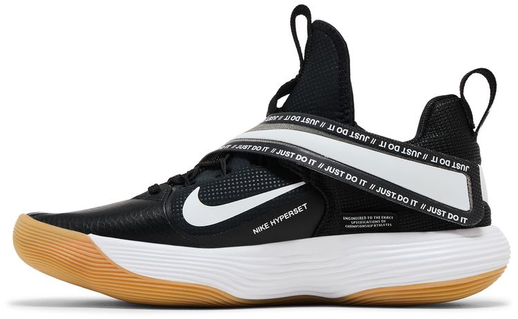 Nike React HyperSet Black White Gum