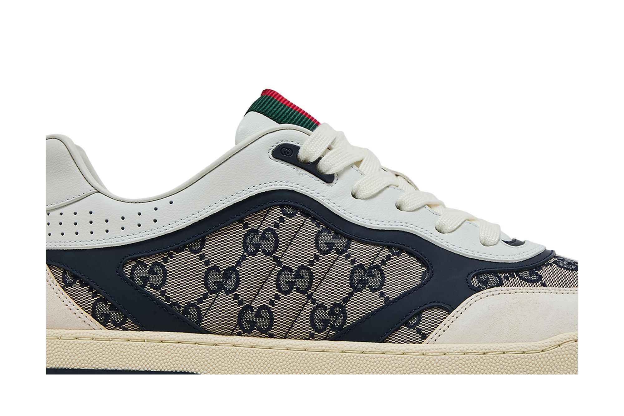 スニーカー GUCCI Men Sneakers Ivory 787476AADHW 9552 Buy Gucci Re-Web Sneaker 'GG Canvas - Beige Ivory Blue