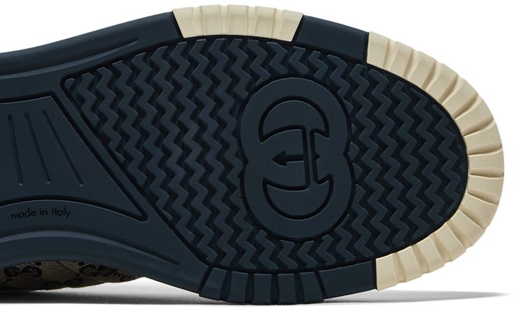 Gucci Re Web Sneaker GG Canvas   Beige Ivory Blue