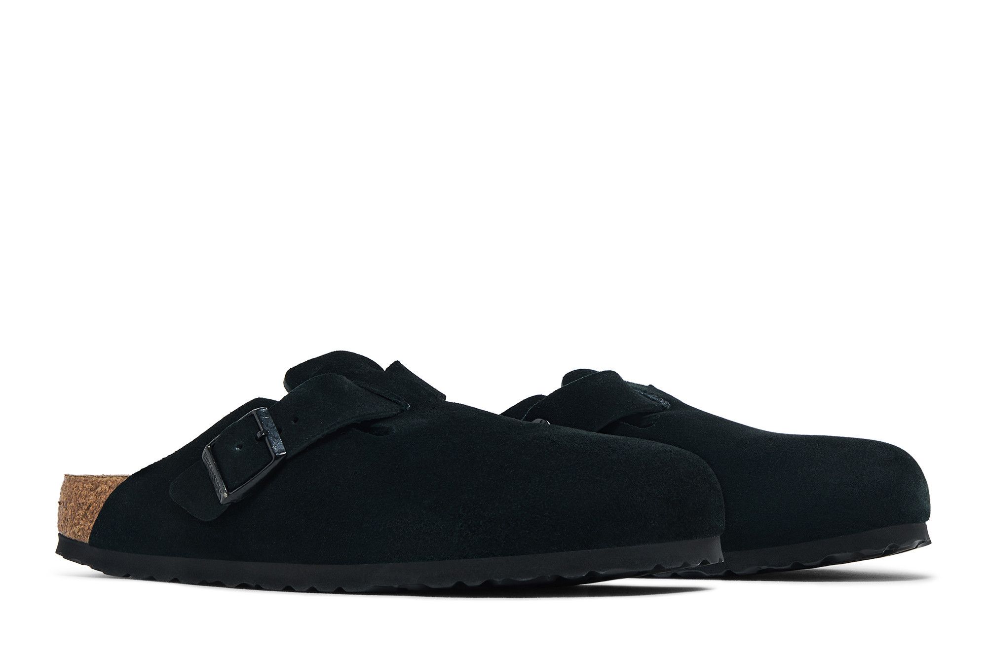 Buy Birkenstock Boston Soft Footbed Narrow 'Black' - 0660473 | GOAT