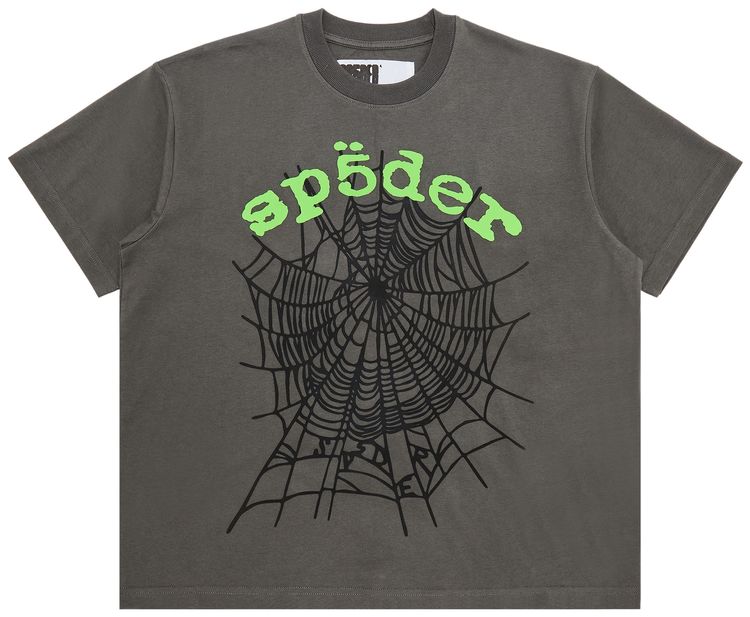 Sp5der OG Web V2 Tee Slate Grey