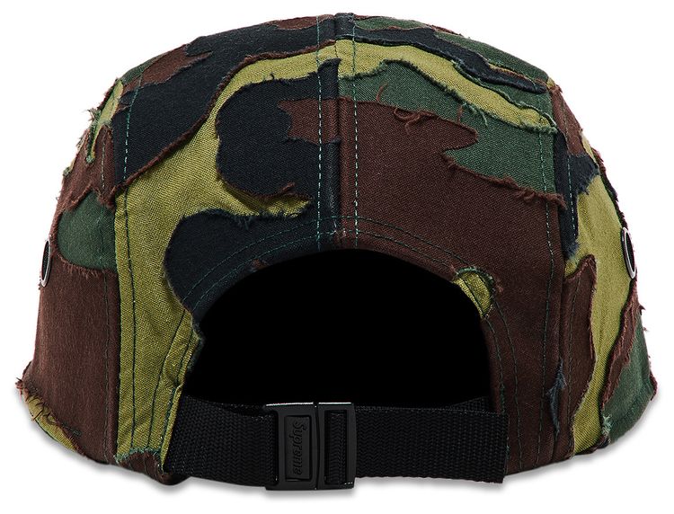 Supreme Layered Camo Camp Cap Woodland Camo