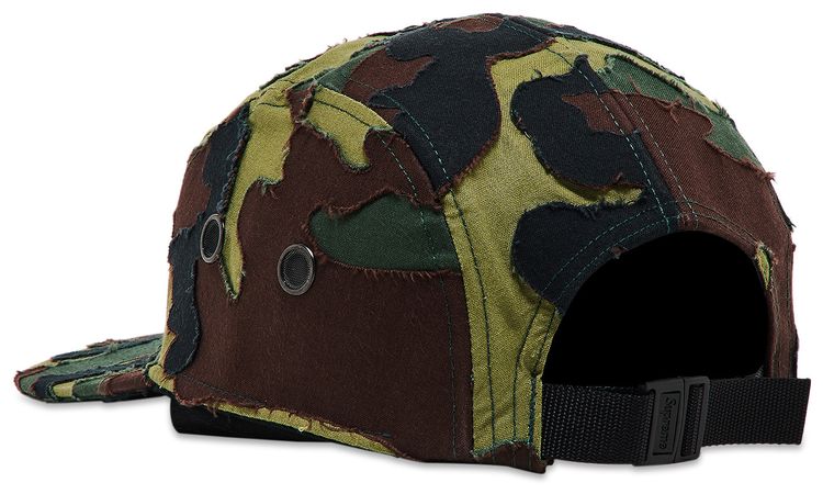 Supreme Layered Camo Camp Cap Woodland Camo