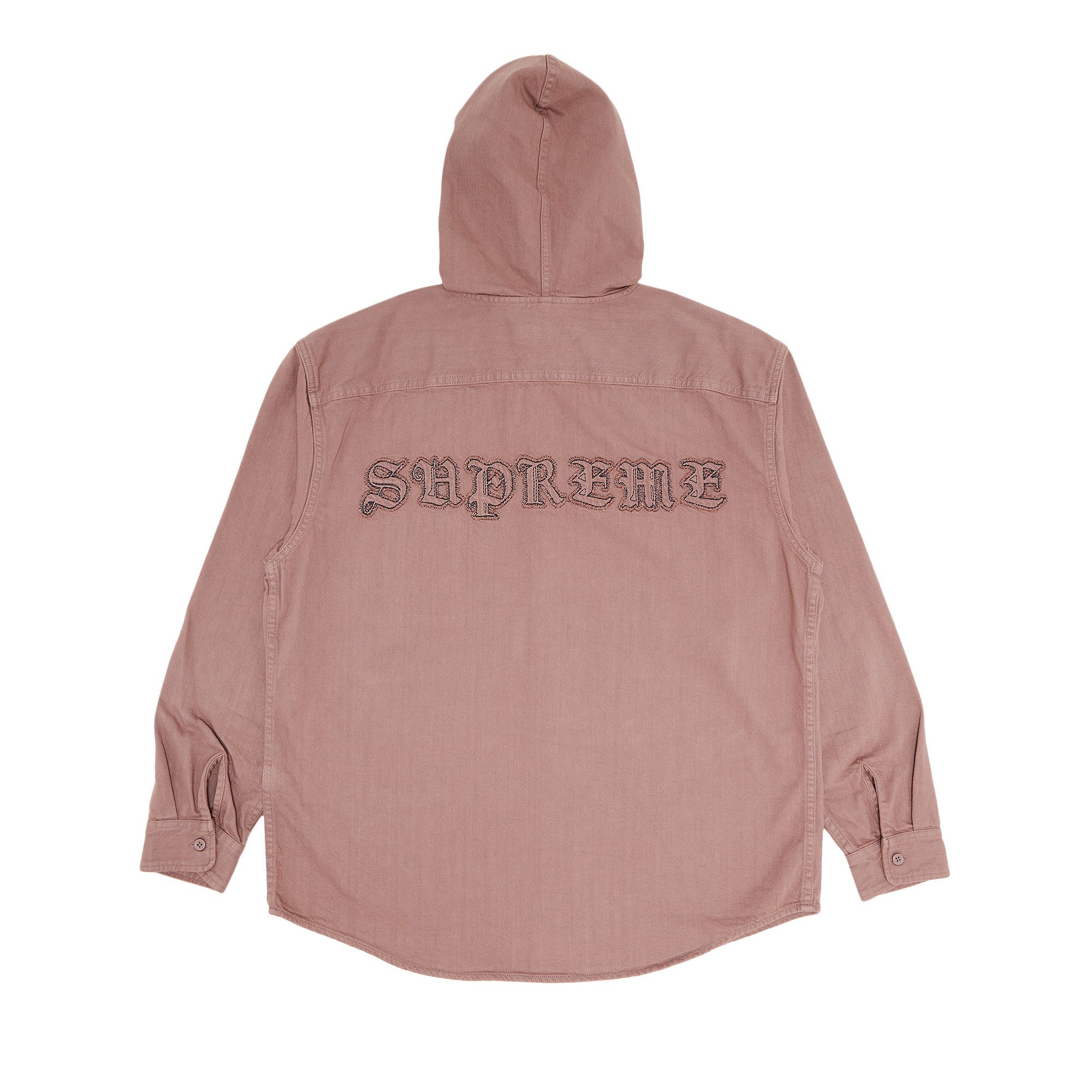 【 希少】Supreme Denim Hooded Pullover M Supreme Denim Logo Hooded Sweatshirt (SS21) - $168