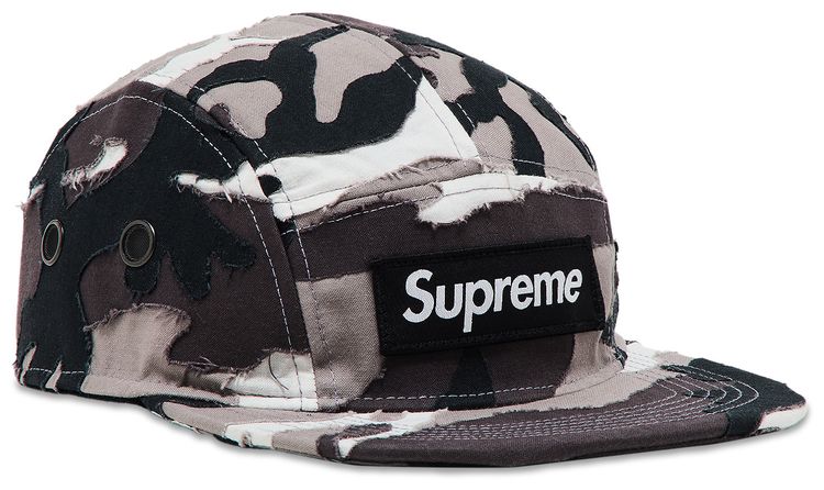Supreme Layered Camo Camp Cap Snow Camo