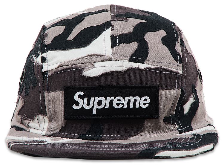 Supreme Layered Camo Camp Cap Snow Camo