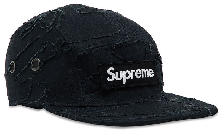 Supreme Layered Camo Camp Cap Black